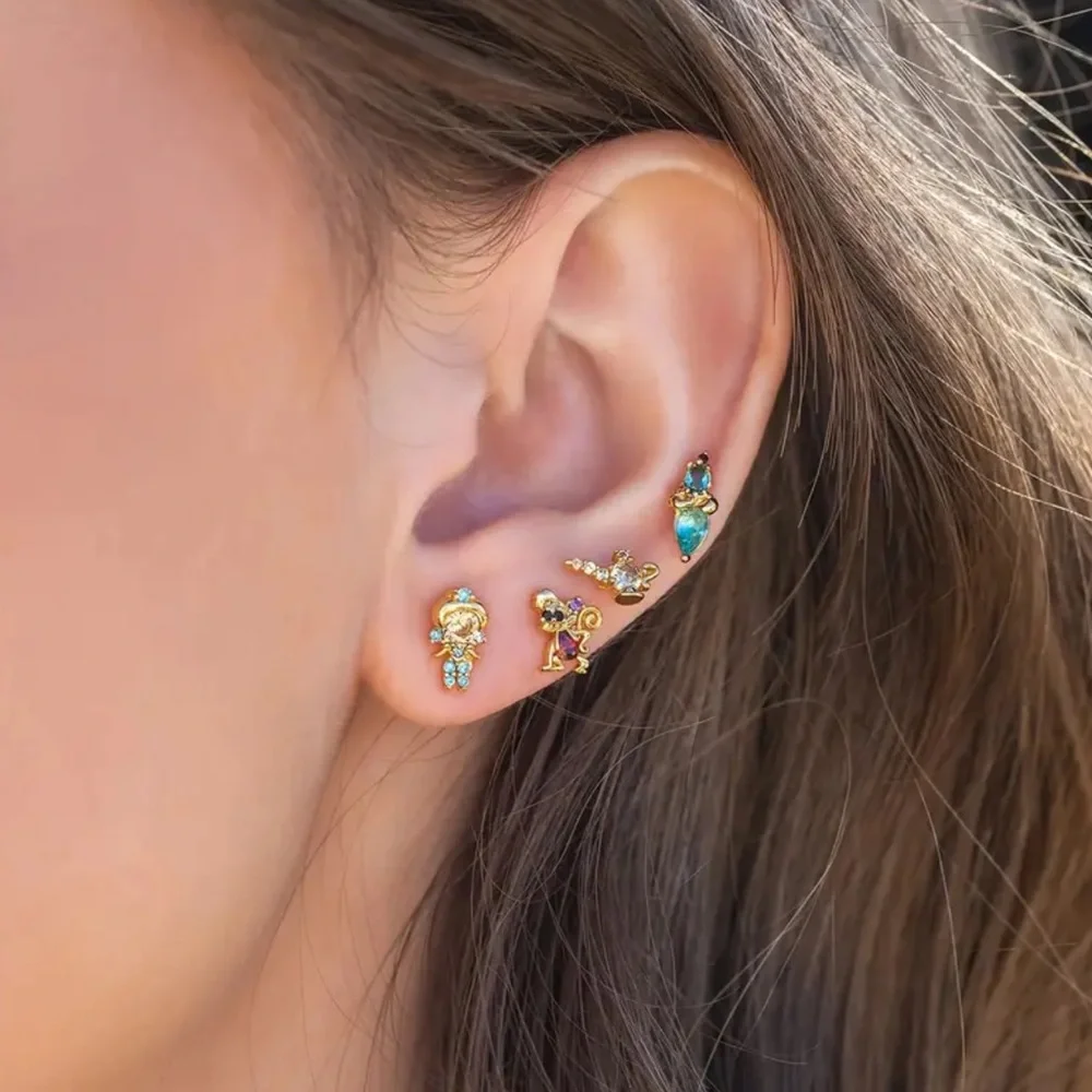Disney’s Aladdin Earring Set, Disney Princess Jasmine Earring Set